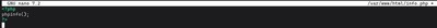 Creating a PHP info test file at /var/www/your_domain/info.php with nano to verify PHP-FPM on Nginx LEMP stack