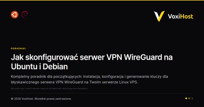 Jak skonfigurować serwer VPN WireGuard na Ubuntu i Debian