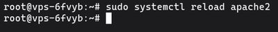 Running sudo systemctl reload apache2 to reload Apache config without dropping connections
