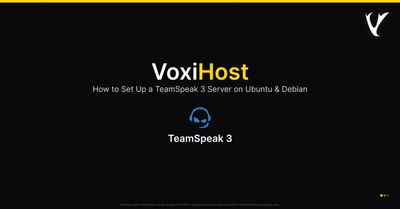 How to Set Up a TeamSpeak 3 Server on Ubuntu & Debian