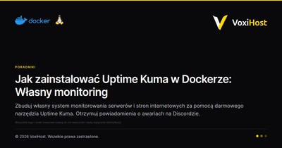 Jak zainstalować Uptime Kuma w Dockerze: Własny monitoring