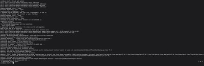 Terminal output showing successful installation of Nginx and Fail2Ban