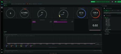The beautifully graphed real-time Netdata visual monitoring dashboard loaded in a web browser on port 19999