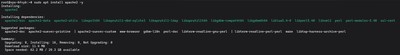 Running sudo apt install apache2 -y on Ubuntu to install the Apache web server