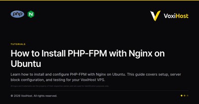 How to Install PHP-FPM with Nginx on Ubuntu