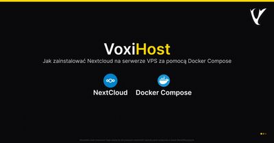 Jak zainstalować Nextcloud na serwerze VPS za pomocą Docker Compose