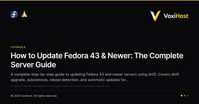 How to Update Fedora 43 & Newer: The Complete Server Guide