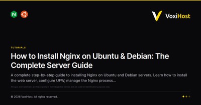 How to Install Nginx on Ubuntu & Debian: The Complete Server Guide