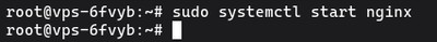 Uruchamianie sudo systemctl start nginx aby uruchomić serwer WWW Nginx na Ubuntu lub Debian
